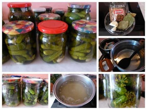 Маринованные корнишоны, как магазинные. Как мариновать корнишоны на зиму, чтобы получились хрустящими и как в магазине (1 л или 0,5 л)