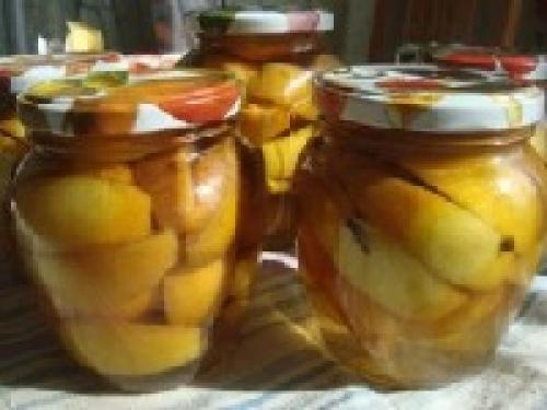 Яблоки консервированные половинками. Яблоки в сиропе на зиму — рецепты целиком и дольками