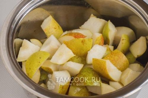 Груши на зиму без сахара. Процесс приготовления