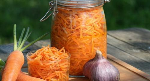 Сырая морковь на зиму. Засолка тёртой моркови в домашних условиях