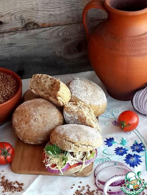Булочки из гречневой муки - готовятся просто. Очень вкусные и полезные 09