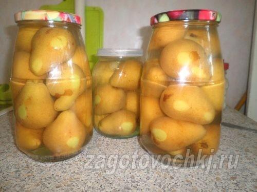 Заготовка на зиму груши в сиропе. Груша в сиропе вкусная заготовка на зиму