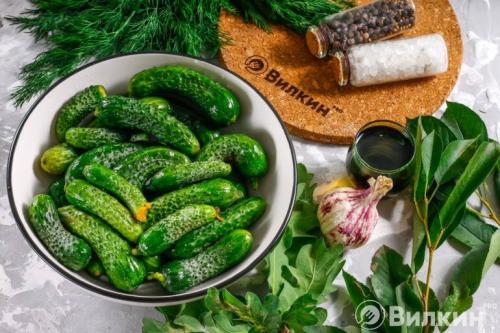 Корнишоны в банке. Маринованные корнишоны на зиму