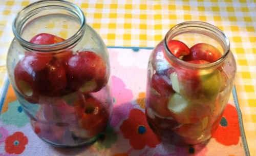 Яблоки консервированные половинками. Яблоки в сиропе на зиму — рецепты целиком и дольками