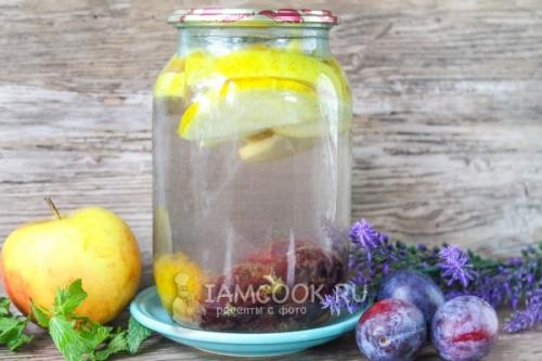 Консервация компота из слив. Консервация компот из слив без стерилизации 06