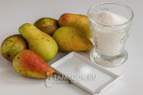 Груши на зиму без сахара. Процесс приготовления