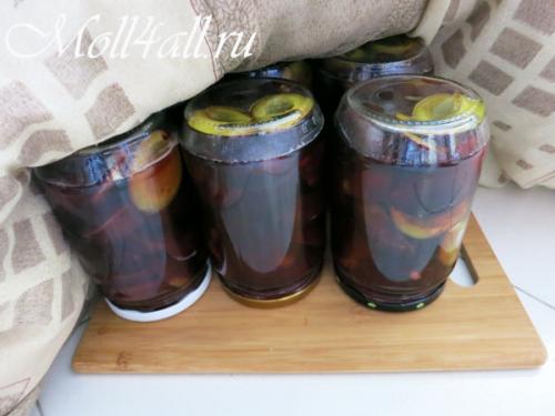 Как закрыть сливы целиком на зиму.  Сушим (вялим) сливу 07