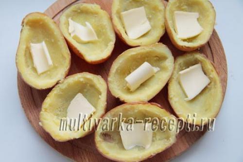 Картошка с фаршем в микроволновке. Фаршированный картофель в микроволновке