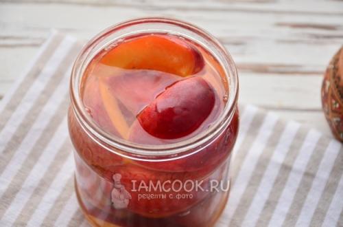 Нектарины в сахарном сиропе на зиму. Пошаговый рецепт с фото