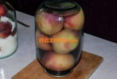 Консервированные нектарины на зиму. Как консервировать нектарины 05