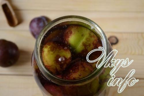 Консервирование компота из слив. Простой рецепт сливового компота без стерилизации 11