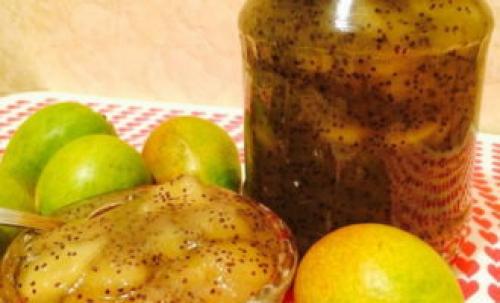 Консервированные груши на зиму в банках. Варенье из груш с маком