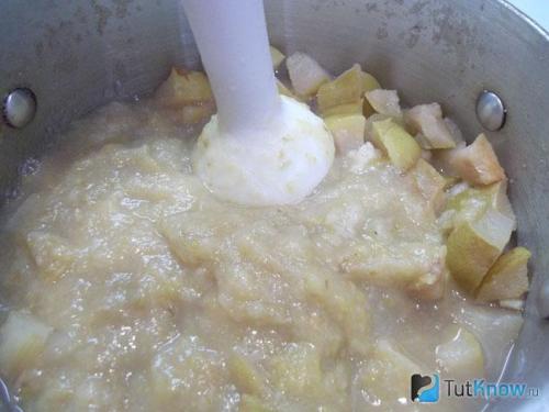 Как законсервировать груши на зиму. Грушево-яблочное повидло с апельсином «Фруктовый микс» 06