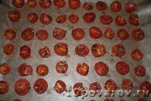 Вяленые помидоры рецепт в духовке. Вяленые помидоры в духовке