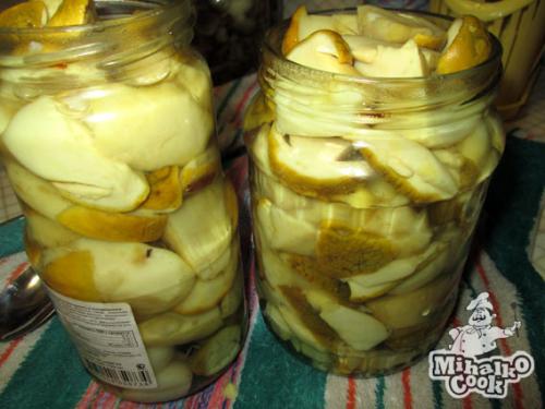 Самые вкусные маринованные белые грибы. Белые грибы маринованные