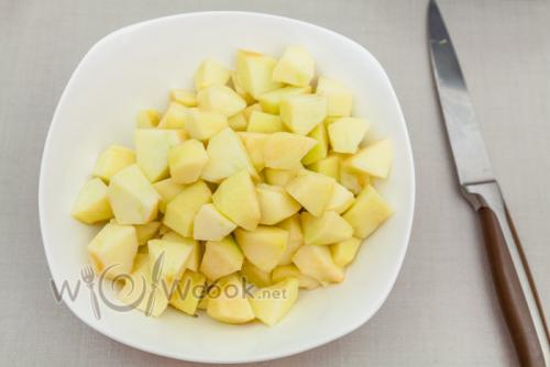 Творожная запеканка с яблоками на сковороде. Самая нежная творожная запеканка с яблоками