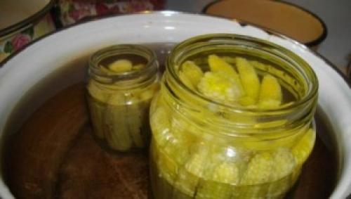 Маринованная мини кукуруза на зиму. Маринованная кукуруза на зиму