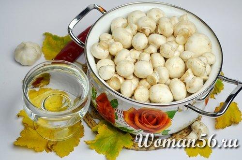 Мариновані гриби шампіньйони на зиму рецепт. Маринованные шампиньоны в домашних условиях