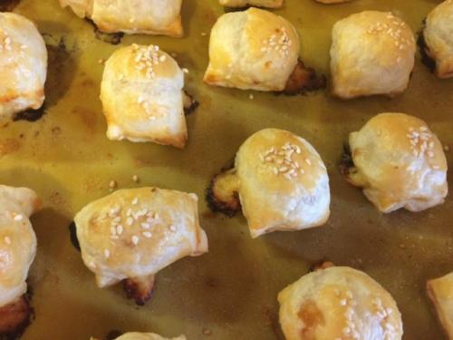 Мини пирожки из слоеного теста. Мини-пирожки из слоёного теста