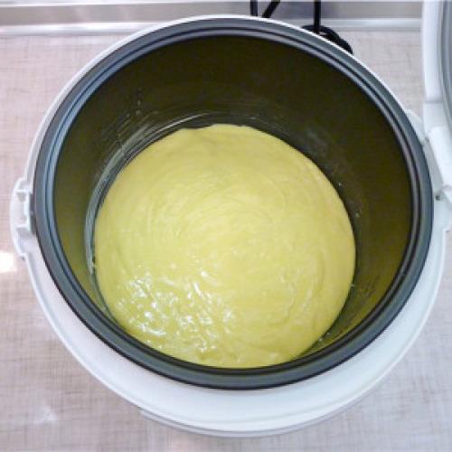 Шарлотка в мультиварке с персиками рецепт. Шарлотка с персиками в мультиварке