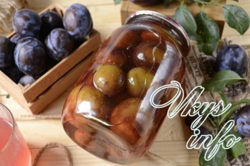 Консервирование компота из слив. Простой рецепт сливового компота без стерилизации 14