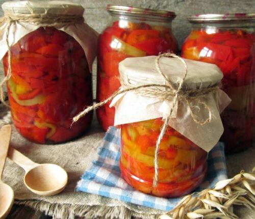 Перец в сладкой заливке с чесноком. Как я перец мариную в масле: кисло-сладкий маринад. Запишите рецепт: идеальный баланс уксуса, сахара, соли и масла