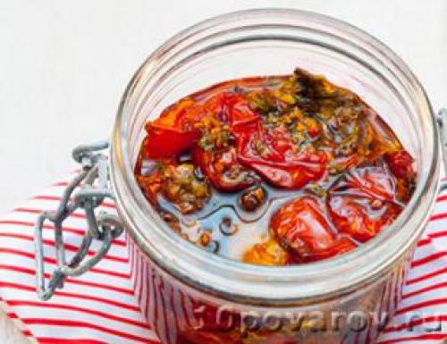 Вяленые помидоры рецепт в духовке. Вяленые помидоры в духовке