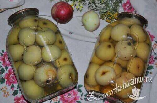 Яблоки в банке на зиму. Как закрыть яблоки в банках на зиму целиком