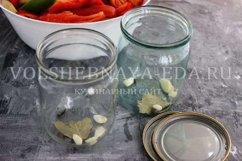 Перец в медовом маринаде с чесноком. Маринованный перец с медом