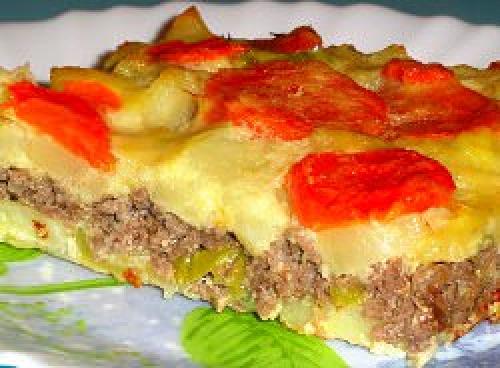 Запеканка из фарша в микроволновке. Картофельная запеканка с фаршем в микроволновке 18