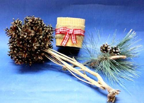 Дерево из шишек. Дерево-топиарий из шишек своими руками