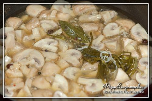 Гриби мариновані швидко. Быстрые маринованные грибы