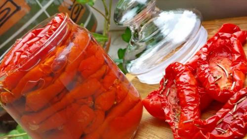 Правильные вяленые помидоры. .  Вяленые помидоры в домашних условиях