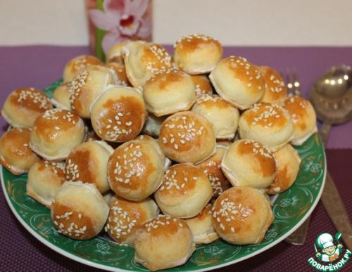 Фуршетные пирожки. Закусочные пирожки-малютки с начинкой