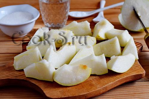 Груши, консервированные дольками 01