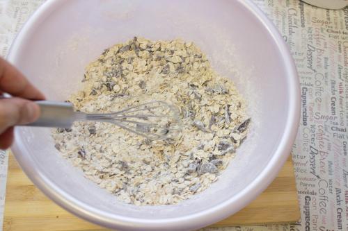 Шарлотка с овсянкой и яблоками без муки. 