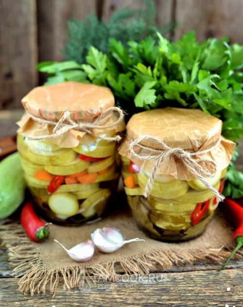 Сладкие кабачки на зиму консервация.  Замороженные кабачки 07