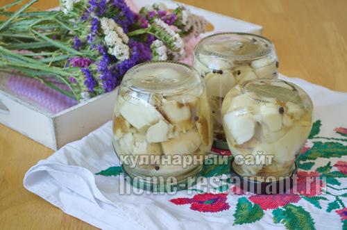 Консервируем белые грибы на зиму рецепты. Маринованные белые грибы: простой рецепт без стерилизации