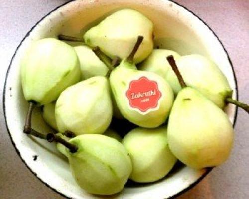 Груша на зиму в сиропе. Груши в сиропе на зиму