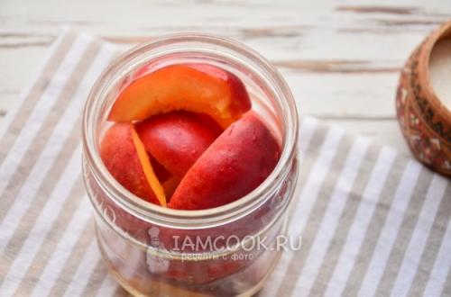 Нектарины в сахарном сиропе на зиму. Пошаговый рецепт с фото