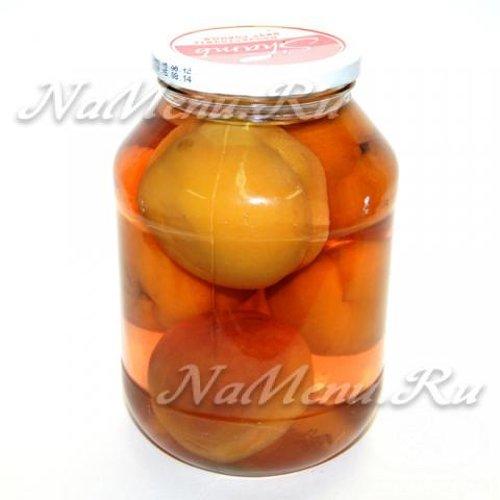 Нектарин консервированный на зиму. 