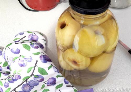 Компот из целых яблок на зиму. Рецепт яблочного компота на 3 литровую банку