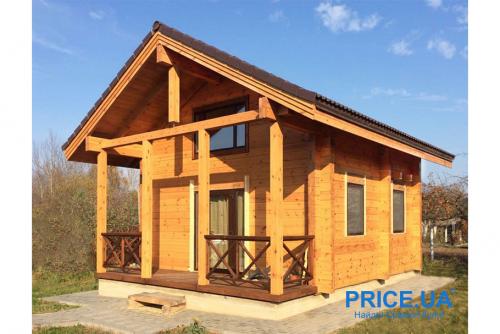 Бюджетный дачный домик. Домик из бруса