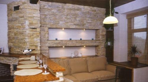 Искусственный камень для внутренней отделки. Декоративный камень для внутренней отделки: стильные идеи оформления