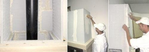 Асбестовый лист для печей. Для стен вокруг печей