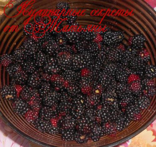 Ежевика на зиму. Как приготовить натуральный сок из ежевики: