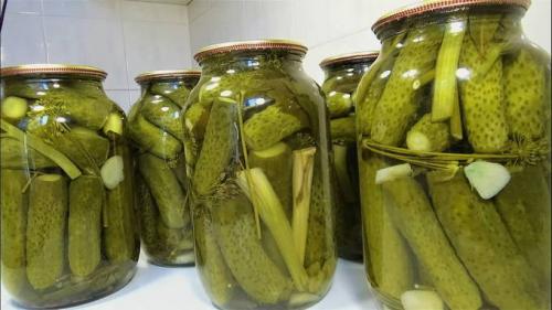 Сколько времени требуется для маринования огурцов в литровых банках. Хрустящие маринованные огурцы на зиму – рецепт на 1 литр