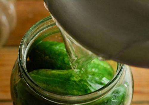 Огурцы маринованные на зиму рецепт на 1 литровую.. Огурцы на зиму в литровых банках