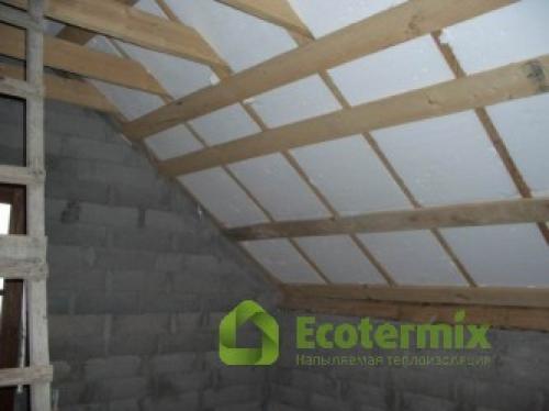 Утепление пенопластом мансарды. Технология утепления мансарды 07