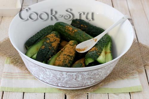 Быстрый и простой рецепт маринованных огурцов без закрутки 03 Быстрый и простой рецепт маринованных огурцов без закрутки 03